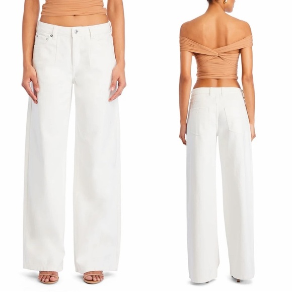 SER.O.YA Denim - SER.O.YA Fiona Low Rise Jeans White